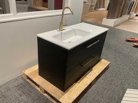 Badmeubel 103 x47 cm met mengkraan en spiegel - afbeelding 2 van  4