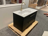 Badmeubel 103 x47 cm met mengkraan en spiegel - afbeelding 2 van  6