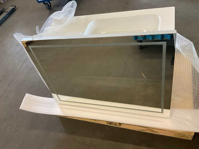 Badmeubel 103 x47 cm met mengkraan en spiegel - afbeelding 6 van  6
