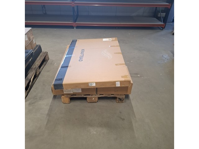Badmeubel 120cm incl. 1x verwarmde led spiegel en 2x waskom wit, kraftbad, stuttgart 120cm, beige, 2026 - afbeelding 4 van  4