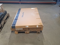 Badmeubel 120cm incl. 1x verwarmde led spiegel en 2x waskom wit, kraftbad, stuttgart 120cm, beige, 2026 - afbeelding 4 van  4