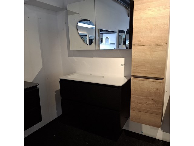 Badmeubel arcqua, ridge, black oak - afbeelding 5 van  12