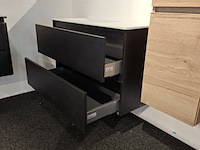 Badmeubel arcqua, ridge, black oak - afbeelding 7 van  12