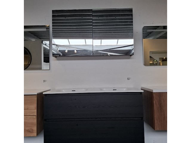 Badmeubel, arcqua, ridge, black oak - afbeelding 1 van  14
