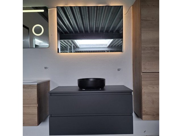 Badmeubel, arcqua, ridge, cement - afbeelding 1 van  15