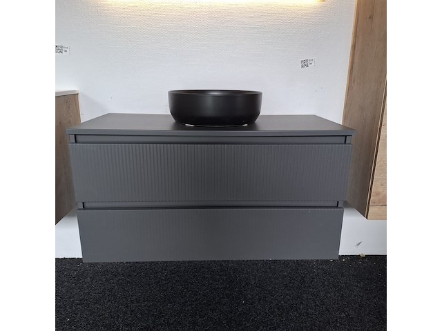 Badmeubel, arcqua, ridge, cement - afbeelding 10 van  15