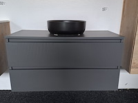 Badmeubel, arcqua, ridge, cement - afbeelding 10 van  15