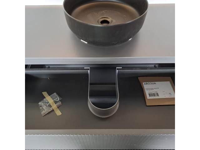 Badmeubel, arcqua, ridge, cement - afbeelding 13 van  15