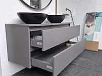 Badmeubel, arcqua, ridge, cement - afbeelding 8 van  14