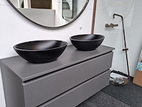 Badmeubel, arcqua, ridge, cement - afbeelding 13 van  14
