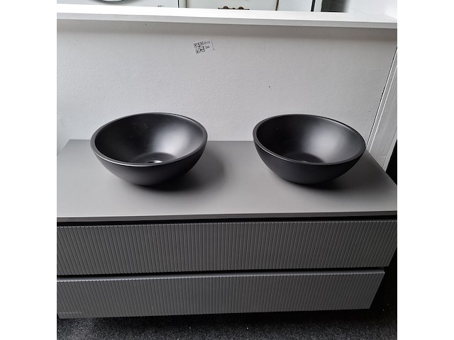 Badmeubel, arcqua, ridge, cement - afbeelding 2 van  12