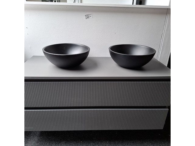 Badmeubel, arcqua, ridge, cement - afbeelding 12 van  12