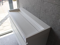 Badmeubel assentie v.v. 2 laden en design wasbak. afmeting 94 x 38 x64 cm. - afbeelding 2 van  3