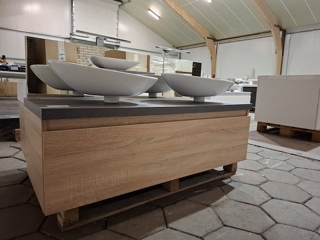 Badmeubel, beach oak, incl. spiegel - afbeelding 1 van  14