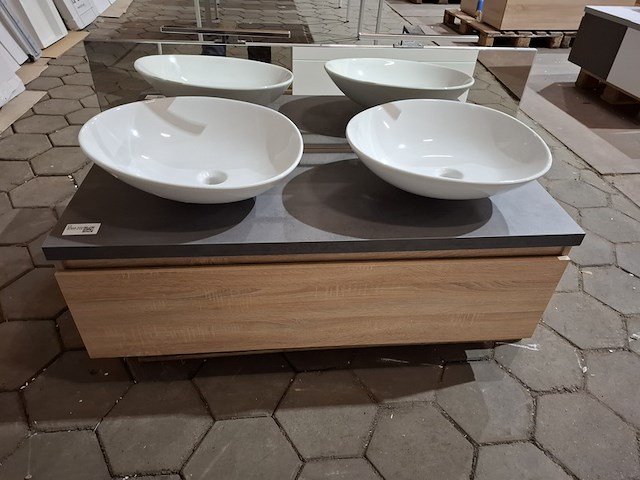 Badmeubel, beach oak, incl. spiegel - afbeelding 9 van  14