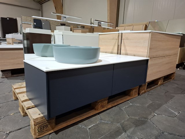 Badmeubel blauw - afbeelding 1 van  15