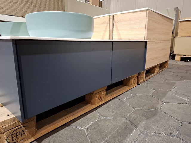 Badmeubel blauw - afbeelding 10 van  15