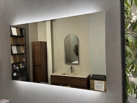 Badmeubel breedte 101 cm, incl. mengkraan en spiegel met verlichting. - afbeelding 2 van  4