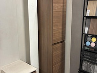 Badmeubel, breedte 120 cm, incl. spiegel met verlichting en wandkast, afm. kast 35 x 37 x 170 cm. - afbeelding 3 van  6