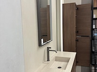Badmeubel, breedte 120 cm, incl. spiegel met verlichting en wandkast, afm. kast 35 x 37 x 170 cm. - afbeelding 6 van  6
