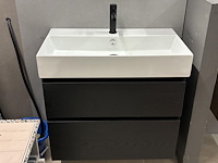 Badmeubel breedte 82 cm, incl. mengkraan en spiegel met verlichting. - afbeelding 3 van  3