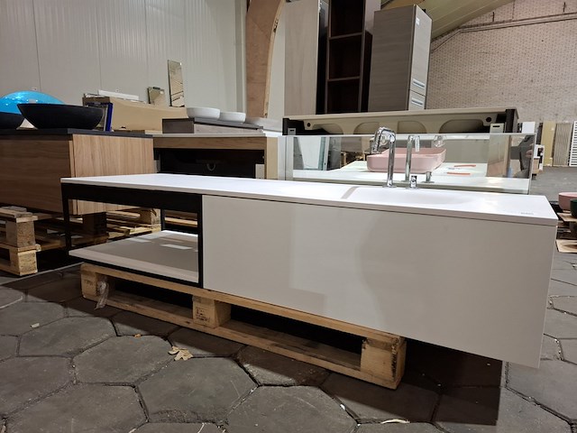 Badmeubel clou, mat wit - afbeelding 1 van  14