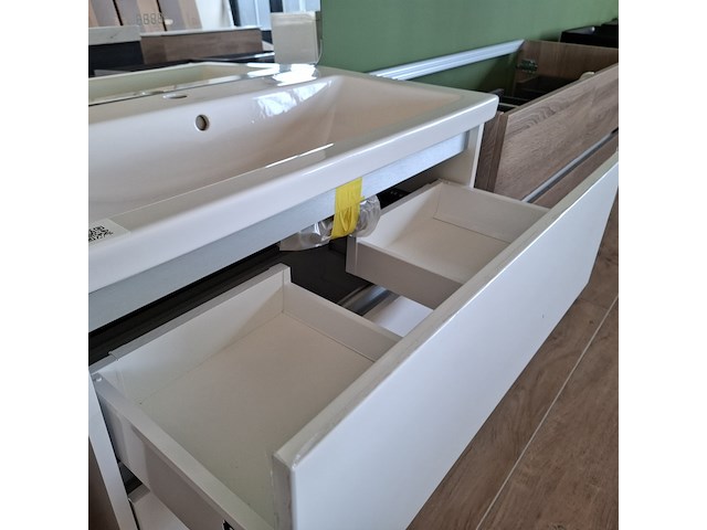 Badmeubel como, como, glans wit - afbeelding 10 van  13