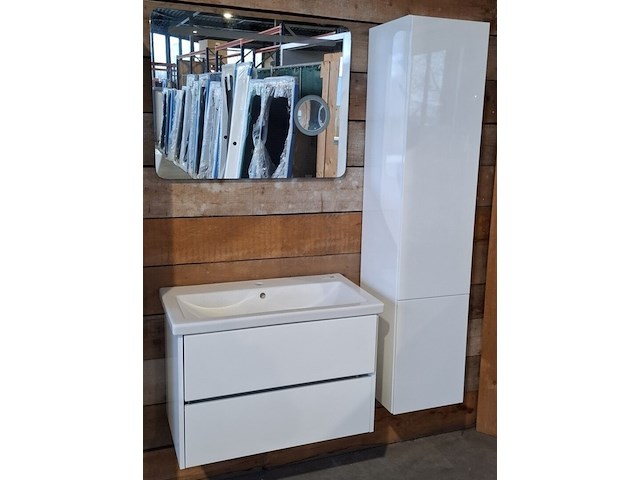 Badmeubel como, glans wit - afbeelding 1 van  14
