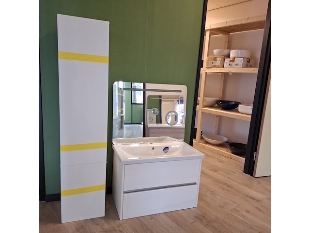 Badmeubel como, glans wit - afbeelding 7 van  14