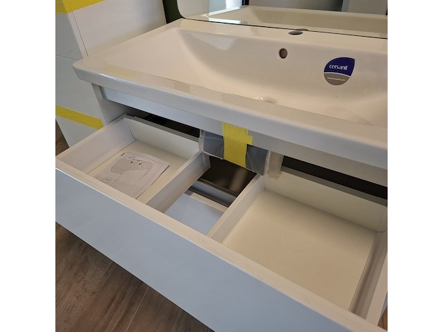 Badmeubel como, glans wit - afbeelding 13 van  14