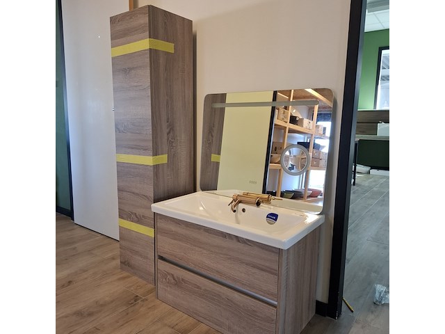 Badmeubel como, grijs eiken - afbeelding 10 van  17