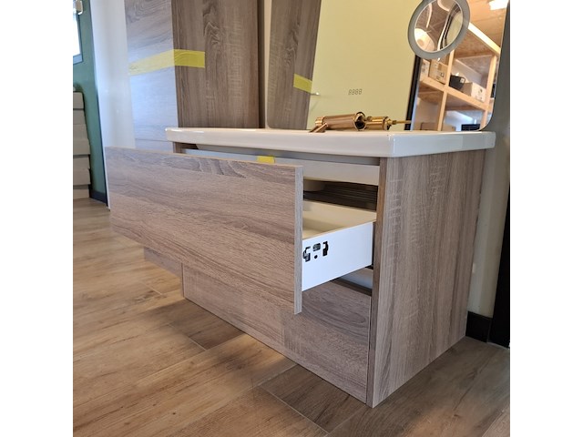 Badmeubel como, grijs eiken - afbeelding 15 van  17