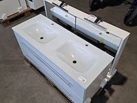 Badmeubel dekker, lanesto, glans wit - afbeelding 5 van  10