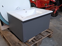 Badmeubel dekker, lanesto, mat antraciet - afbeelding 1 van  7