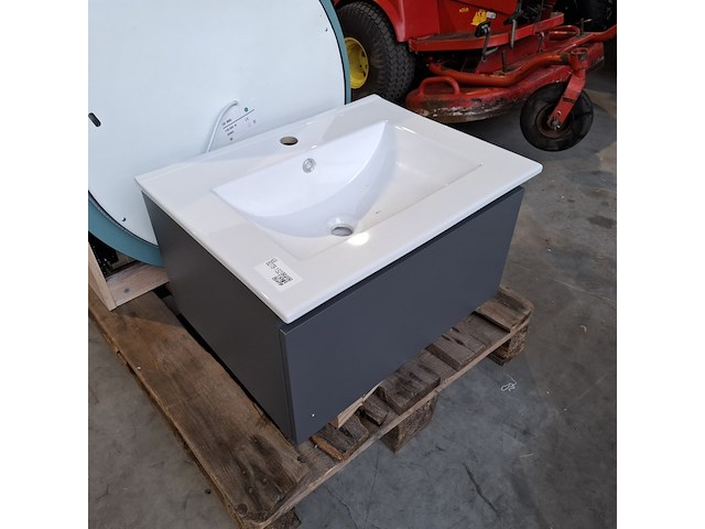 Badmeubel dekker, lanesto, mat antraciet - afbeelding 2 van  7