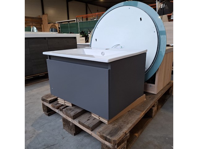 Badmeubel dekker, lanesto, mat antraciet - afbeelding 4 van  7