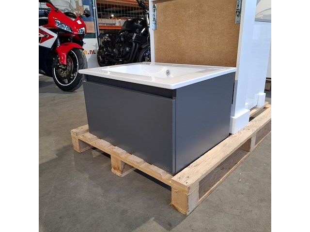 Badmeubel dekker, lanesto, mat antraciet - afbeelding 4 van  6