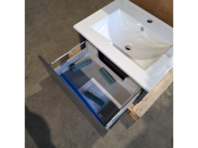 Badmeubel dekker, lanesto, mat antraciet - afbeelding 5 van  6