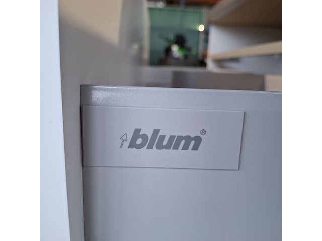 Badmeubel dekker, lanesto, mat wit - afbeelding 2 van  10