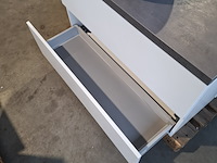 Badmeubel dekker, lanesto, mat wit - afbeelding 9 van  10