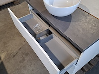 Badmeubel dekker, lanesto, mat wit - afbeelding 10 van  10