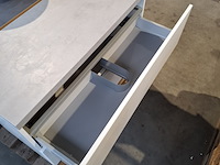 Badmeubel dekker, lanesto, mat wit - afbeelding 6 van  8