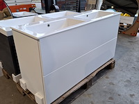 Badmeubel dekker, lanesto, matwit - afbeelding 1 van  9