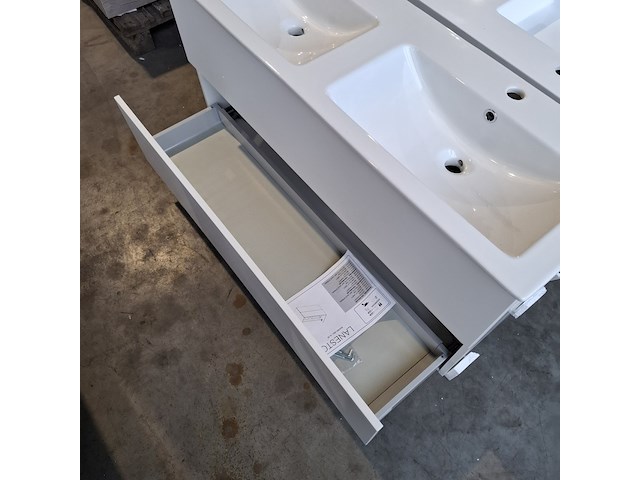 Badmeubel dekker, lanesto, matwit - afbeelding 7 van  9