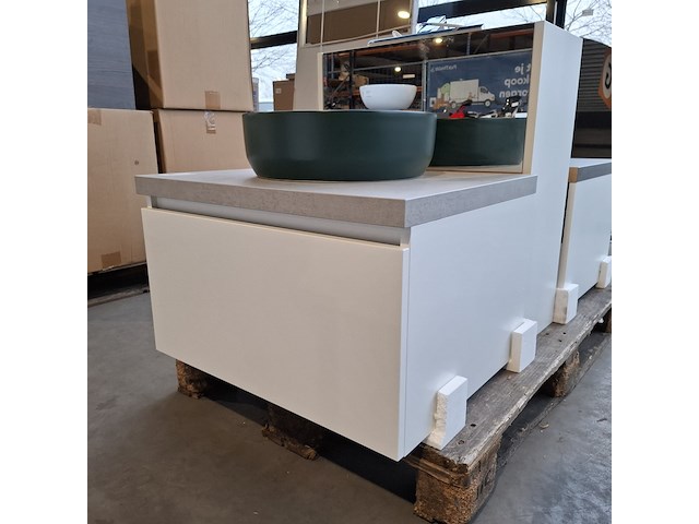 Badmeubel dekker, lanesto, matwit - afbeelding 3 van  8