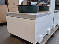 Badmeubel dekker, lanesto, matwit - afbeelding 3 van  8