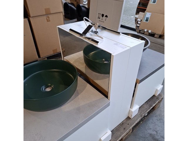 Badmeubel dekker, lanesto, matwit - afbeelding 7 van  8