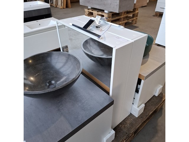 Badmeubel dekker, lanesto, matwit - afbeelding 3 van  12