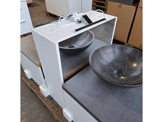 Badmeubel dekker, lanesto, matwit - afbeelding 4 van  12