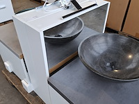 Badmeubel dekker, lanesto, matwit - afbeelding 4 van  12